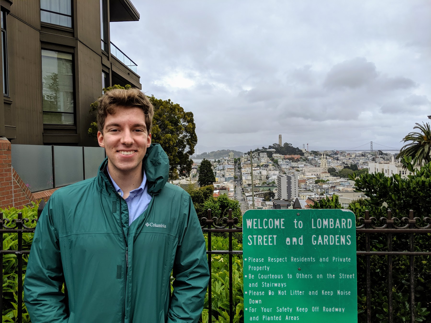 Picture of me at Lombard Street
